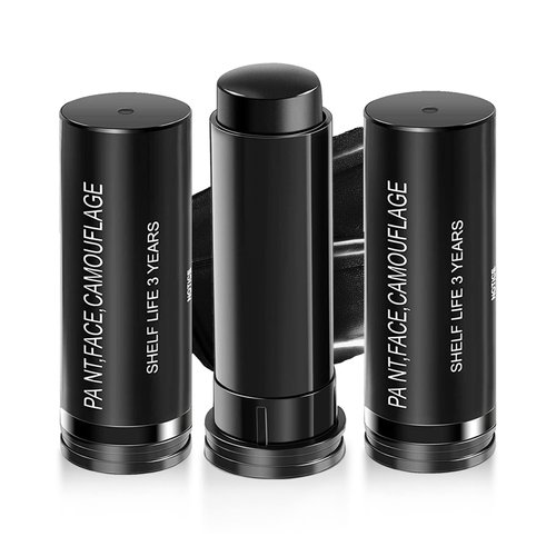 CAHIUYOA 3 Pcs Eye Black Stick for Sports Eye Black Football/Baseball/Softball,EyeBlack Face Body Paint Stick Athletes Sports Clown Black Makeup Halloween Cosplay