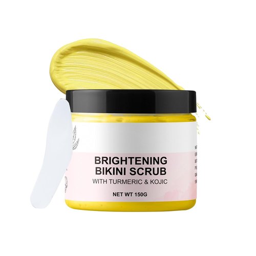 Bikini Area Exfoliator Exfoliating Body Scrub Turmeric Scrub Kojic Brightening Bump Eraser KP Bod...