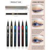 Purple Glitter Eyeliner Liquid Liner Pen-1Pcs Purple Metallic Satin Shimmer Sparkling Eye Liner Eyeshadow Makeup Pen, Long Lasting High Pigmented Waterproof Smudge-proof Eyeliner Pencil,Gift for Women