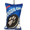MPP Funny Food Dog Toy Faux Cookie or Cereal Crinkle Bag Squeaker Ballistic Tough! (Doggie OHS)