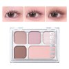 My Moment Eye Palette - 5 Colors Pigmented Matte, Shimmer and Glitter Eyeshadow Palette, Highly Blendable, Multi-Use Eye Palette (01 Misty Mute)