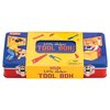 Schylling Toy Tin Tool Box with Tools - Metal Case Including 6 Tools - Ages 3+