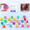 Ohanniewa Bouncy Balls for Kids 24 Pieces 6 Styles 32mm Assorted Bouncy Balls Toys for Kids Party Favors Birthdays Party Favors, Classroom Prizes