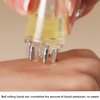 Hair Oil Applicator Bottle, Scalp Applicator Comb Hair Scalp Applicator, Ball Root Comb applicator Bottle Scalp Massager for Hair Growth, Mini Hair Raising Solid Hair Massage Tool(White)