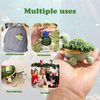 ZIUGLIKAL Turtle Purse Mini Coin Organizer Usb Flash Drive Jewelry Backpack Keychain Decoration Handmade Crochet Gifts For Boys & Girls