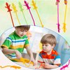 Hoarost 60 Pack Stretchy Sticky Lizards Toys Funny Colorful Squishy Sticky Hands Gecko Toy for Classroom Rewards Goodie Bags Fillers Birthdays Carnival Easter Party Favors