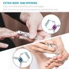 SZQHT Extra Wide Jaw Opening Nail Clippers for Thick Nails Cutter for Ingrown Toenail Clippers & Fingernails Manicure Set,Pedicure Kit,Men & Women(Silver)