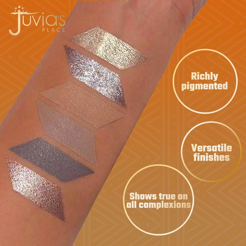 Juvia's Place Palette The Taupes - Nude Shades with Deep Browns, Shades of 6, Professional Eye Makeup, Pigmented Palette, Makeup Palette for Eye Color & Shine