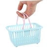 Kisangel 4Pcs Mini Shopping Baskets Play Shopping Basket Handheld Basket Small Basket with Handle Picking Storage Baskets for Kids Home Shopping cart Toy