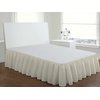FRESH IDEAS Bedding Ruffled Bedskirt, Classic 14” drop length, Gathered Styling, Full, Ivory (FRE30114IVOR02)