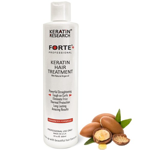 KERATIN FORTE Extra Strength Brazilian Keratin Hair Treatment Professional 300ml Bottle Proven Amazing Results
