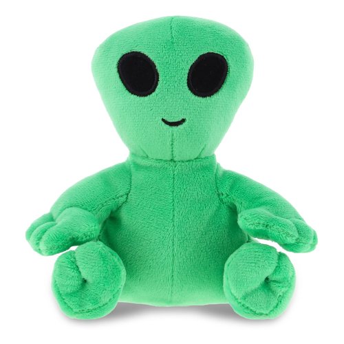 DolliBu Green Alien Plush Toy - Super Soft Space Stuffed Animal Creature, Cute Alien Toy for Kids and Adults, Alien Plush Stuffed Animals for Cuddling, Alien Doll Gift for Girls and Boys - 6 Inches