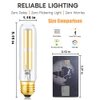 T10 Led Bulb,Dimmable 6W Led Tubular Bulbs, Soft White 3000K, 60 Watt Incandescent Bulb Equivalent, 3000K Soft White, Clear Glass, E26 Base Lamp Bulb, for Cabinet Display Cabinet etc,3 Pack.