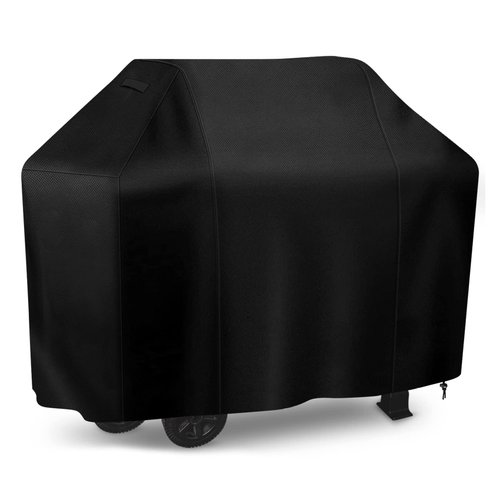 Grill Cover 55 inch, iCOVER Waterproof BBQ Gas Grill Cover, Polyester Lightweight Easy On/Off, Dustproof Fade Resistant for Weber Char-Broil Nexgrill and More Grills
