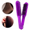 Double Sided Brush, Clamp Hair Brushes Straightener Anti-Static Styling Comb Hairdressing Tool V-Shape Hair Splint Combs Women Men Brushes for Home Barber Shop()
