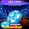 Camlinbo Hover Soccer Ball Toys Gifts for Kids, Rechargeable Soccer Ball Toys Indoor Floating Soccer with LED Light Soccer Ball Game Toy Christmas Birthday Gifts for 3 4 5 6 7 8+ Years Boy Girl (Blue)