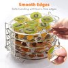 Goldlion Dehydrator Rack Compatible with Instant Pot 6 Quart Stainless Steel Stand Accessories for Air Fryer Crisp Lid