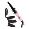 Plugged In Mini Cone Ceramic Travel Curling Wand 1 Inch, Tapered Barrel, Heats up to 410 Degrees