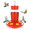 Hummingbird Feeder, Hummingbird Feeders for Outdoors Hanging ant and Bee Proof, Humming Birds Feeders for Outside, Plastic Hummingbird Feeder, Humming Bird Feeder, Hummingbird Feeder ant Guard 23 OZ