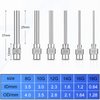 24 Pieces Dispensing Needle 1 Inch Stainless Steel Blunt Tip Luer Connector Stainless Steel Blunt Needles (8, 10, 12, 14, 16, 18 Gauge)