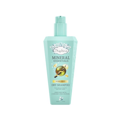 SAPHIRA MINERAL ESSENTIALS Rebalance Dry Shampoo for Greasy Roots and Dry Ends, Revives Hair and Absorbs Oil for a Long-Lasting Blowout, 1 Ounce