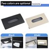 BIPROS Car Tissue Holder - Tissue Holder for Car,Car Napkin Holder,Napkin Holder for Car,Car Visor Tissue Dispenser,Leather Backseat Tissue Holder - Sun Visor Accessory.(Black, Scriptures)