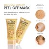 AZURE 24K Gold Firming Peel Off Face Mask- Anti Aging, Lifting, Illuminating & Revitalizing - Removes Blackheads, Dirt & Oils - With Hyaluronic Acid and Collagen - Skin Care - 150mL