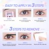 Natural Lash Clusters Wispy Cluster Eyelash Extensions 105Pcs Cluster Lash Extensions 10.5-13.5MM Soft & Thin Band Individual Lashes DIY at Home by MLEN DIARY