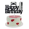 Video Game Cake Topper - Game Controller Happy Birthday Cake Decorations - PS5 Gaming Cake Topper for Boys Men's Game Theme Party