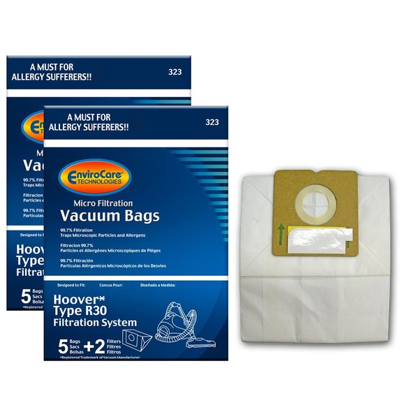EnviroCare Replacement Micro Filtration Vacuum Cleaner Dust Bags made to fit Hoover R30 Canisters. 10 bags and 4 Filters