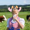 Totelux Milk Cow Headband Cute Cow Print Hair Band Cow Ears Hair Accessories for Women Adult Animal Cosplay Costume Festive Party Supplies