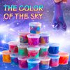 Sunool 28 Packs Marbled Starry Galaxy Slime, Stretchy & Non-Sticky,Idea Stocking Stuffers,Party Favors for Kids, Sensory and Tactile Stimulation, Stress Relief, Educational Game, for Girls & Boys