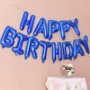 Dark Blue Happy Birthday Balloons Banner,16 Inch Mylar Foil Letters Sign,Reusable Balloons for Women, Men, Boys & Girls Birthday Decorations Party Supplies