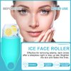 Ice Face Roller, 2022 Upgraded Ice Roller for Face and Eye, Drip-proof Reusable Face Ice Mold for Facial Skincare, Physically Tighten Pores De-Puff The Eye Area Rejuvenate Skin (Blue)