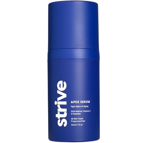 Strive - Apex Anti aging Serum - Retinal, Peptide & Vitamin C Face Serum. Fragrance Free, Anti aging Skin care for Younger, Healthier, Brighter skin - For All Skin Types - 30mL