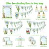 Peter Happy Birthday Banner Pennant - Rabbit Birthday Decorations - Peter Party Supplies - Blue