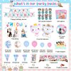 HJINGY Cat Birthday Party Supplies, Cat Birthday Party Decorations for Girls/Boys with Cat Balloons, Cat Backdrop, Tablecloth, Cat Birthday Banner, Cake Toppers, Cat Party Plates Napkins etc