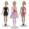 UCanaan 10 Pcs Doll Stands Display Holder for 11.5 Inch Dolls White Transparent Model Support Frame Prop Up Girl Dolls Suitable for 11.8’’ 1/6 Dolls Accessories