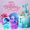 9 Pcs Mermaid Centerpieces Birthday Party Table Decorations Supplies Ocean Theme Underwater Animals Party Favors Double Sided Honeycomb Favor for Girls Baby Shower Wedding (Mermaid)