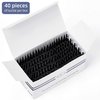 6D Hair Extensions Machine C-shaped Buckle for 2nd Generation, Human Hair No-Trace Hair Extensions Kit Tool (40pcs)…