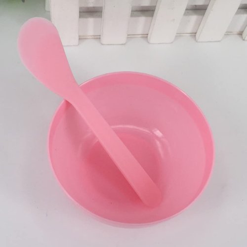 lasenersm 12 Pieces Plastic Facial Mask Mixing Bowl With Stirring Spatula Facemask Bowl Mud Mask Mixing Bowl DIY Skin Care Mixing Tool Kit for Lady Women Home Beauty Salon Use, Random Color