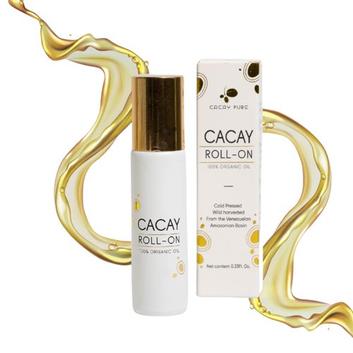 Cacay Oil Roll On Serum - Natural Anti-Aging Serum – Retinol Serum for Skin, Hair, Facial Oil - Vitamin E Oil, Antioxidant Rich - Hair Growth, Face Oil, Lip Oil -Face Serum for Acne Scars - 0.33 Fl Oz