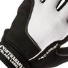 Contraband Black Label 5120 Pro Series Amara Leather Lifting Gloves w/Jar Grip Palm- Durable Light - Medium Padded Amara Leather Gym Gloves - Perfect Classic Lifting Gloves (Pair) (White, Medium)