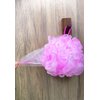 Bath Sponge Shower Loofahs Balls 75g/PCS for Body Wash Bathroom Men Women- Set of 4 Flower Color