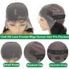 Body Wave 13x6 HD Lace Front Wigs Human Hair 200% Density Bob Wig Human Hair Pre Plucked Short Bob Wigs for Black Women Glueless Frontal Wig Human Hair Natural Black Loose Wavy 14 inch Bob Wig