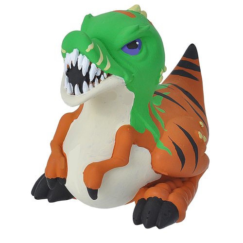 Wild Republic Rubber Ducks, Bath Toys, Kids Gifts, Pool Toys, Water Toys, T-Rex, 4"