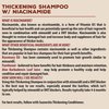 Suavecito Hair Thickening Shampoo With Niacinamide For Thinning Hair - Vitamin B3 Shampoo Repairs Damaged Hair, Improves Health And Fights Hair Loss