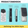 AVXIGO FIELD Ultra Sharp Sturdy Nail Clipper w/Catcher & Safety Lock, Wide Jaw Opening Curved Blade, Thick Fingernail Toenail Cutter - Comes w/Nail File, Microfiber Cloth & PU Leather Case (Black)