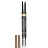 L'Oreal Paris Makeup Brow Stylist Definer Waterproof Eyebrow Pencil, Ultra-Fine Mechanical Pencil, Draws Tiny Brow Hairs and Fills in Sparse Areas and Gaps, Blonde, 0.003 Oz (Pack of 2)