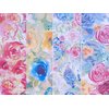 Jinnyous Jewellery Watercolor Flower Polymer Clay Image Transfer Sheet Paper Set of 4 (4 sheets (1 of each))